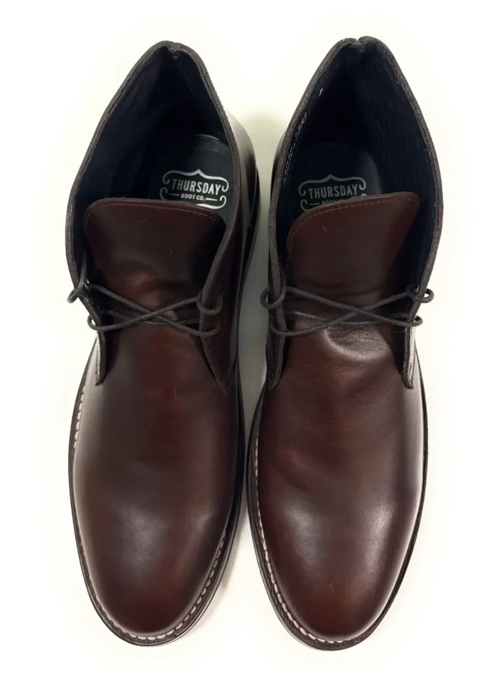 Thursday Boot Co Mens Scout Chukka Ankle Boots Size 10.5 Handmade Brown Leather